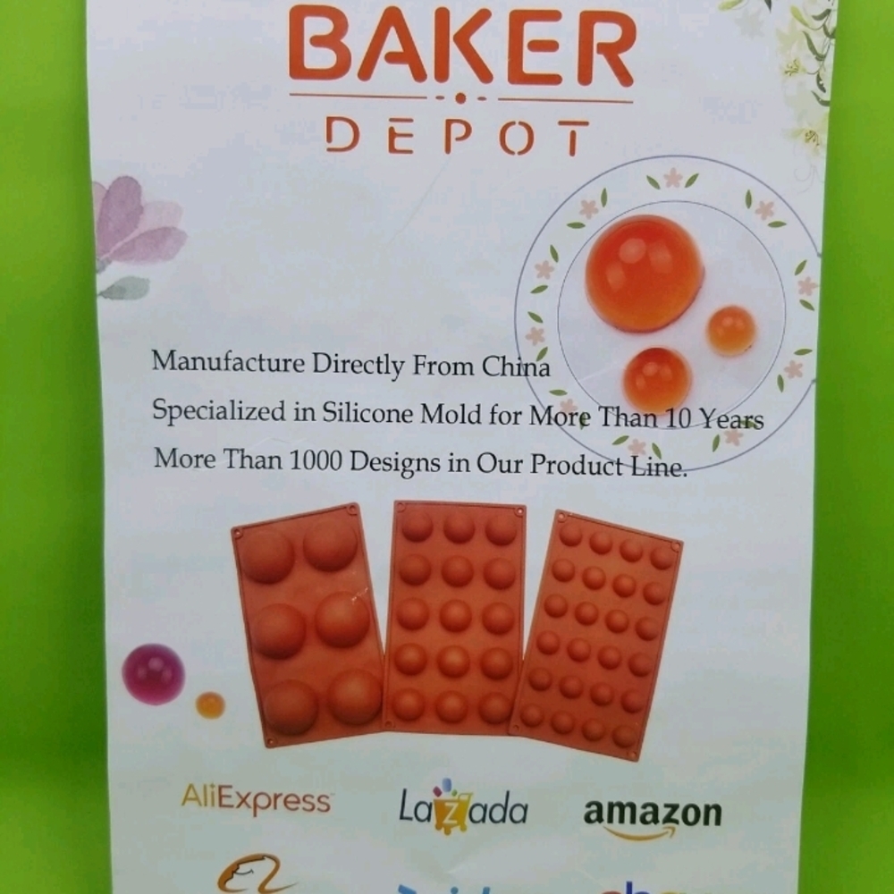 Baker Depot Silicone Mold Set Of Three. 1J